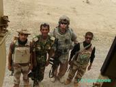 Gater with Iraqi soldiers
