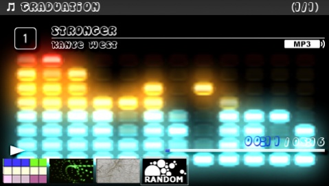 music visualizer screen 1